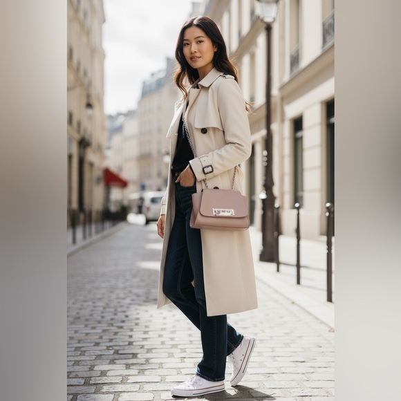 Zac Pozen Women’s Gray Eartha Mini Crossbag Purse - Picture 2 of 16